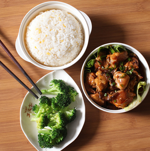 王老七蒸式營養管家-香菇雞套餐 