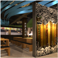 華稼小面-店面內圖景