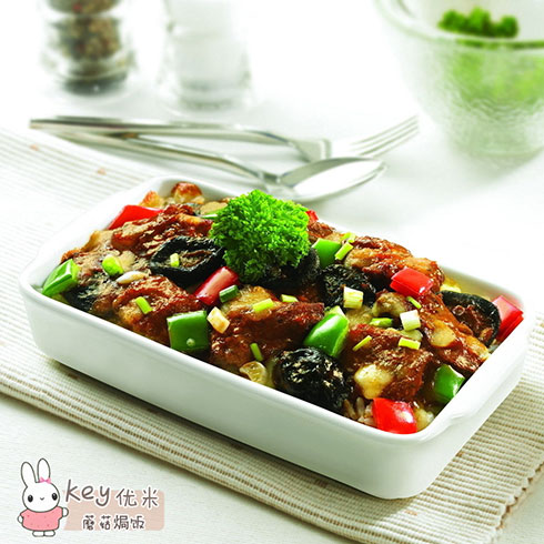 key優米兒童餐廳-蘑菇焗飯