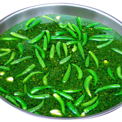 巴山味莊砂鍋串串-青椒翡翠魚