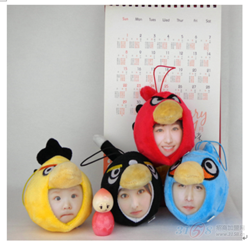 個性定制3D人面公仔