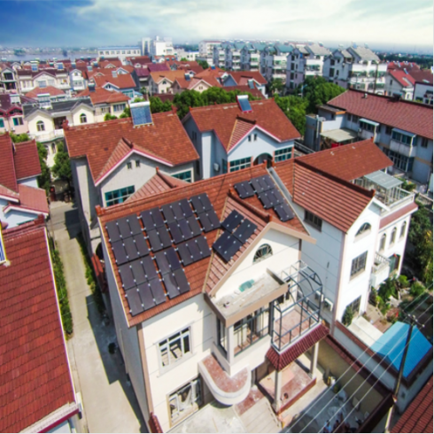 漢能 樓房/平房 光伏并網發電系統&nbsp;&nbsp;經典系列 2kw 太陽能電池板