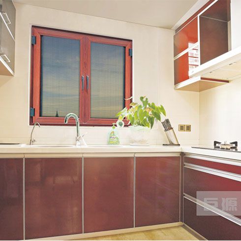 巨原紗窗-防護型雙平開紗窗