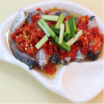 原盅原味蒸式快餐-剁椒魚