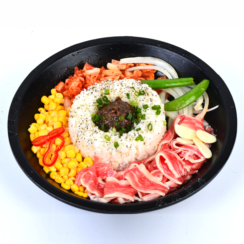 板燒廚房快餐-韓式肥牛燒飯