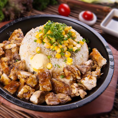 板燒廚房快餐-排骨板燒飯