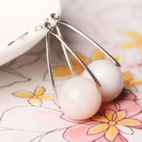 木玉齋銀飾項鏈耳環套裝