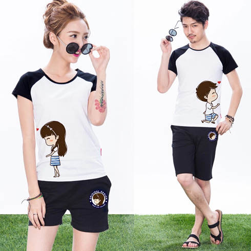 情侶服飾美畫(huà)