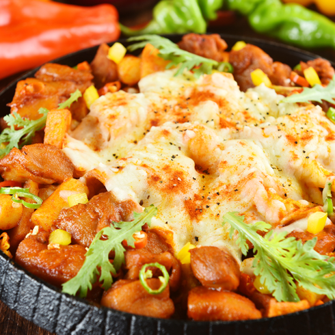 米字旁韓國(guó)餐廳-芝士火辣雞