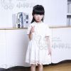 小神龍童裝-純白色帶領連衣裙