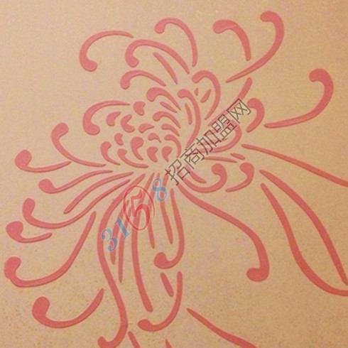 樂(lè)涂墻藝彼岸花