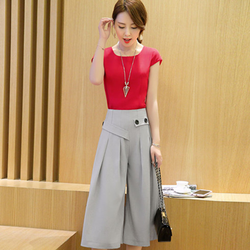 韓版修身顯瘦七分褲裙