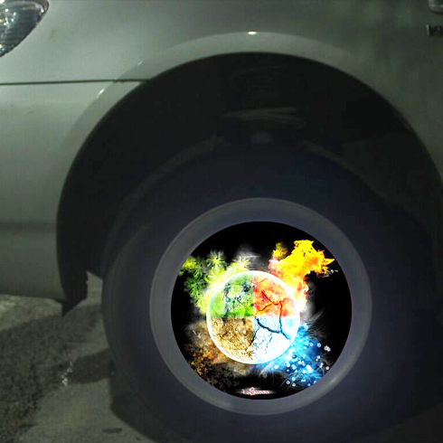 車(chē)馳炫百變光影輪-閃電圖案