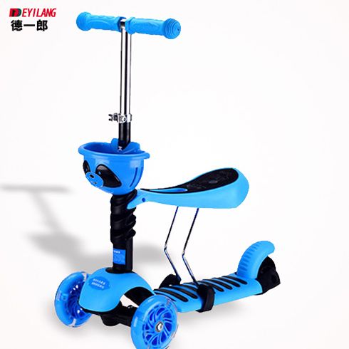 兒童益智車藍色