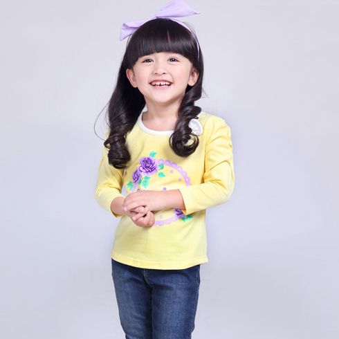 酷芭蒂童裝-女童翻領牛仔馬甲