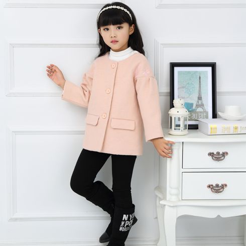 貝蕾爾-女童外套圓領