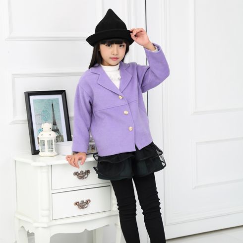 貝蕾爾-紫色薄外套V領春秋款