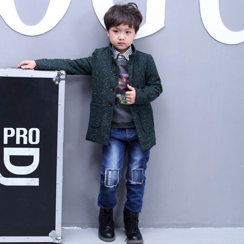 貝蕾爾-中長款兒童男孩韓版衣服