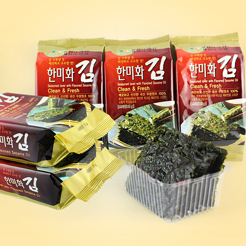 韓味源韓國進口超市-紅色三聯包海苔