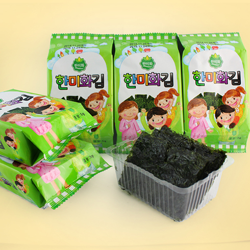 韓味源韓國進(jìn)口超市-家庭裝三聯(lián)包海苔