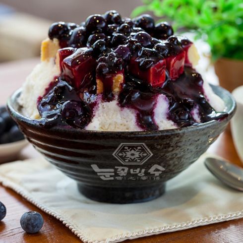 雪之蜜語果茶飲-藍莓雪冰