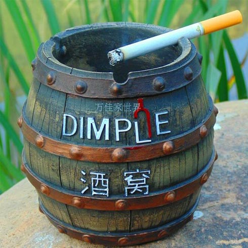 一世情緣創意潮品館-酒桶煙灰缸