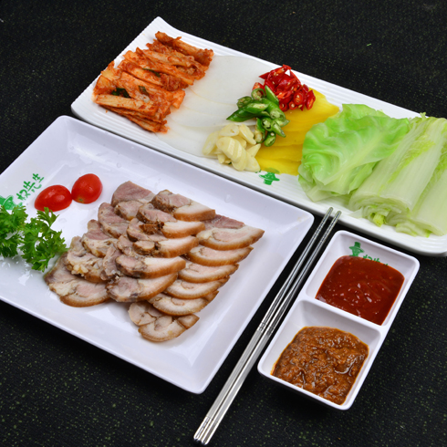 權先生韓餐產品-肘花肉菜包飯