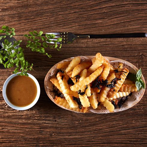 茶之然烏龍茶回味薯條