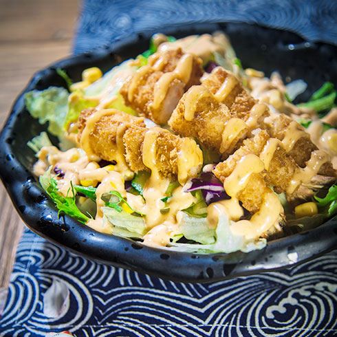 弁當物語日式便當-天婦羅沙拉