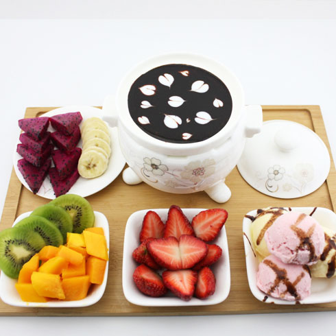 瑪麗蓮甜品-黑巧克力火鍋