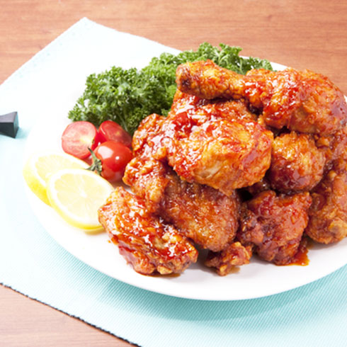 咔咔優炸雞-番茄炸雞腿