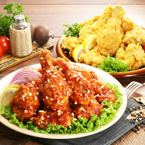 咔咔優炸雞-番茄芝士炸雞腿