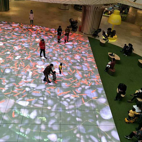 魚你同樂吃奶魚-3d互動地面