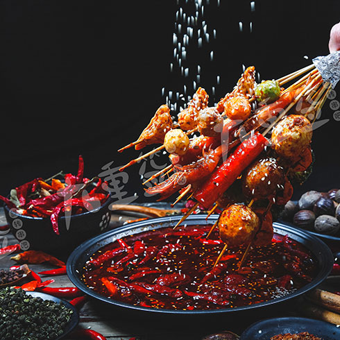 九重簽旋轉串吧-麻辣串串香