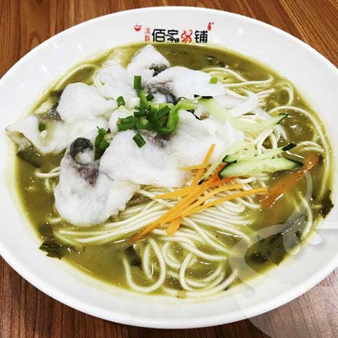 滿朝佰家養生粥鋪-酸菜魚湯面