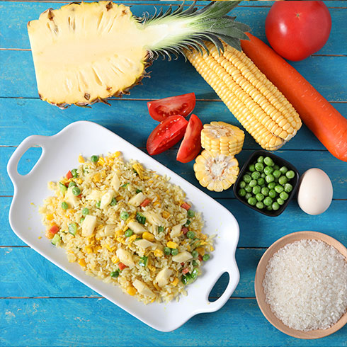 虹顏星座便當-菠蘿炒飯