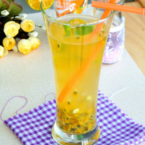 優曇缽華潮飲實驗室-檸檬百香果茶