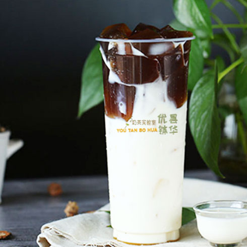 優曇缽華潮飲實驗室-龜苓膏奶茶