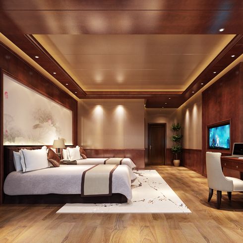 簡豪全屋整裝-復古簡約雙人房間