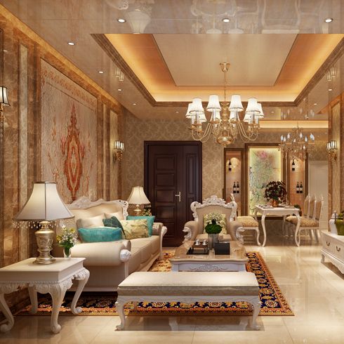 簡豪全屋整裝-現代歐式客廳