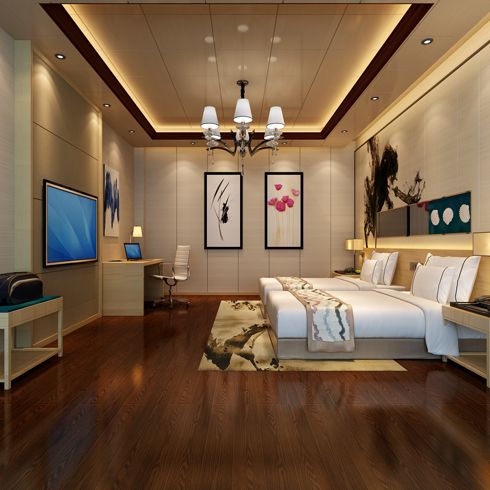 簡豪全屋整裝-現代簡約風雙人標間