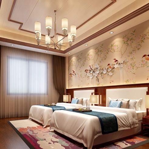 簡豪全屋整裝-田園風雙人標間