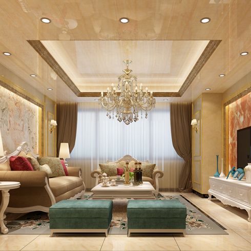 簡豪全屋整裝-現代簡歐客廳