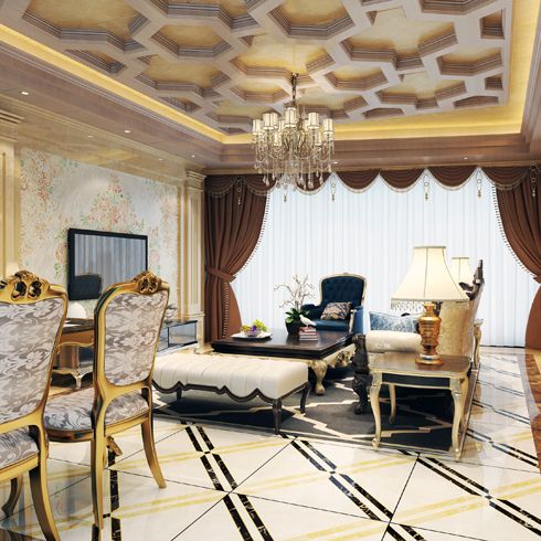 簡豪全屋整裝-豪華簡約客廳