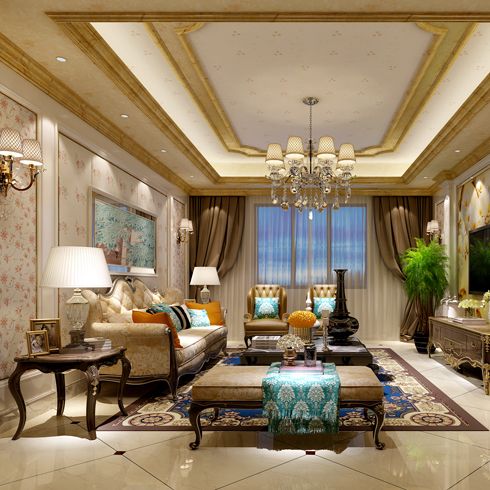 簡豪全屋整裝-現(xiàn)代簡歐風客廳