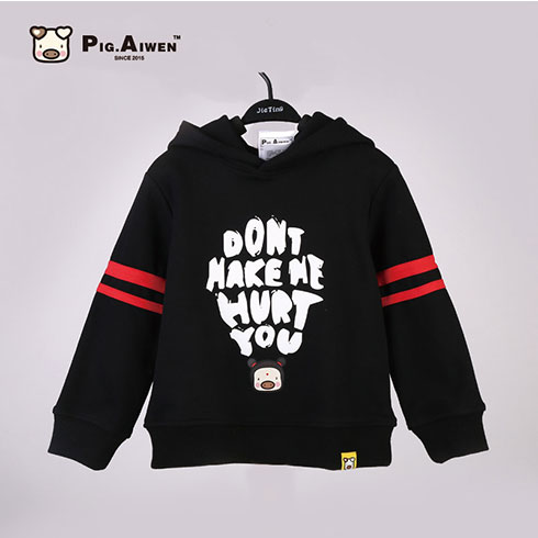 小豬艾文童裝-連帽長袖衛衣