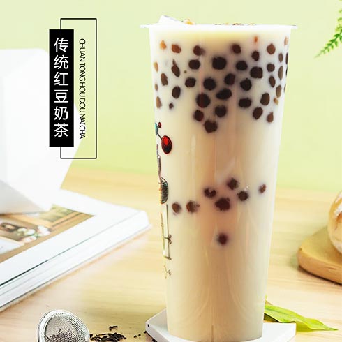 瘋狂茶博士DIY茶飲-傳統紅豆奶茶