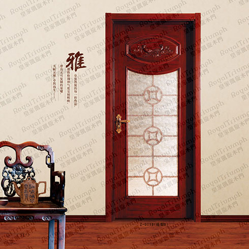 皇家凱旋木門-生態玻璃木門