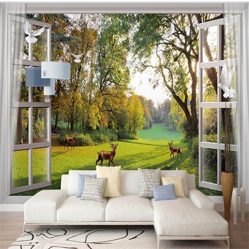 神奇金屬裝飾畫-沙發背景墻