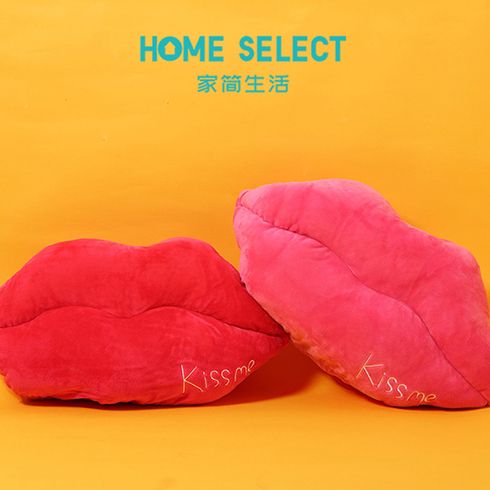 家簡生活精品時尚百貨-紅嘴唇抱枕